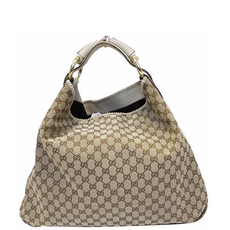 gucci bag white canvas|gucci canvas bag sale.